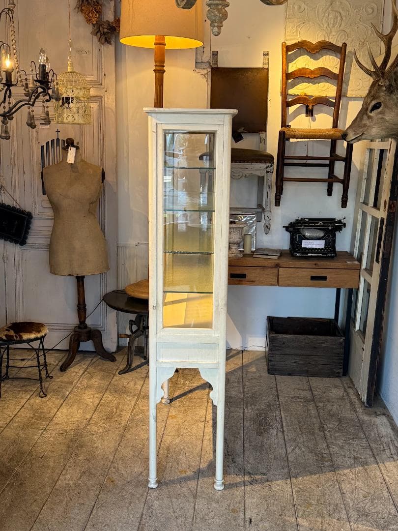 ケビント ドクターキャビネット ガラスショーケース アンティーク 医療