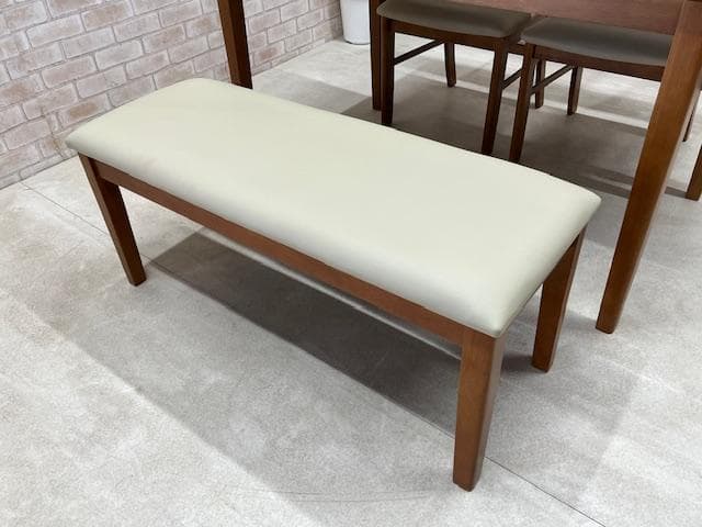 ダイニングテーブルセット　４人掛け　ブラウン　未使用アウトレット品