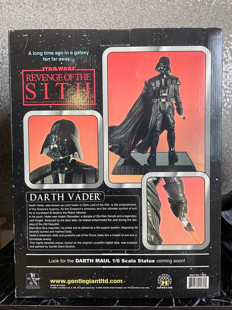 サイン入り！Darth Vader フィギュア デビッドプラウズ氏 直筆サイン