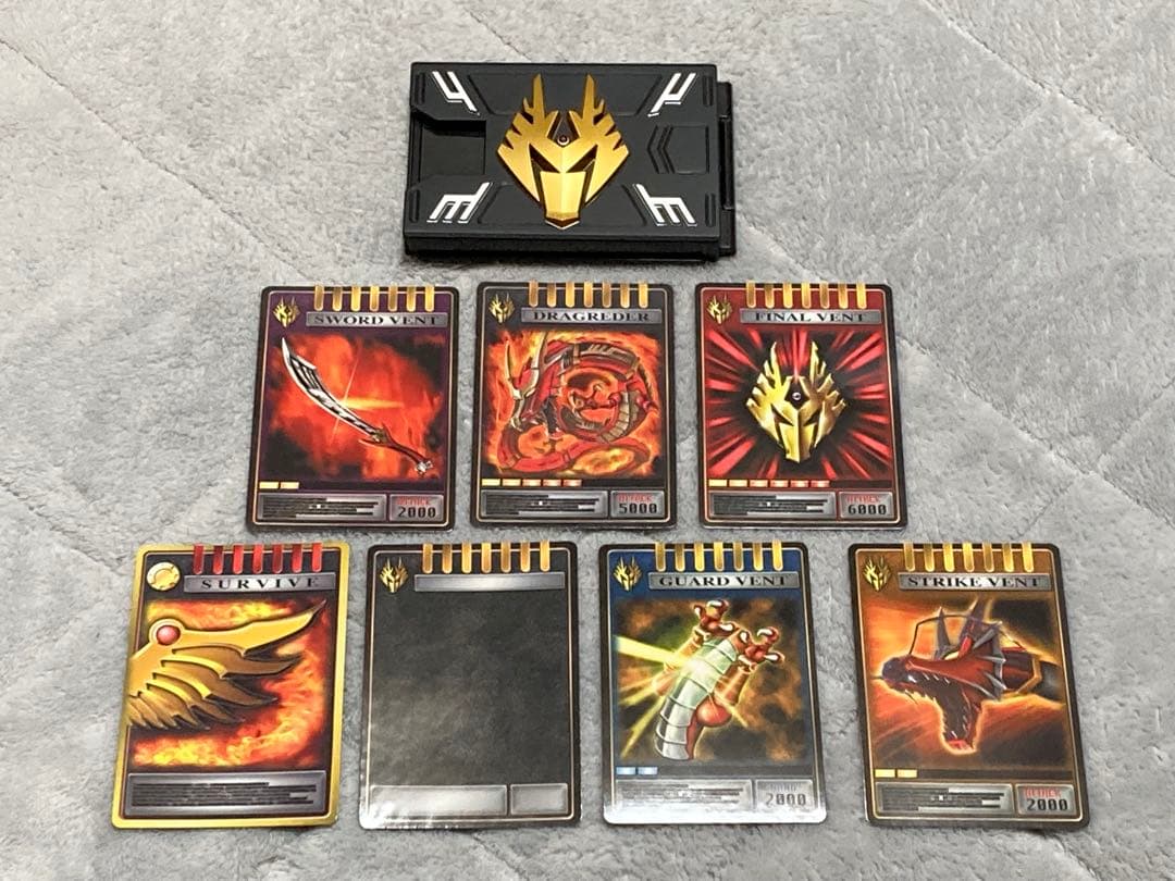 CSM Vバックル＆ドラグバイザー 付属品 カードデッキ 仮面ライダー龍騎