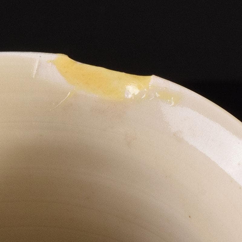 中国　徳化窯白磁　刻花文　双耳瓶　C　6946