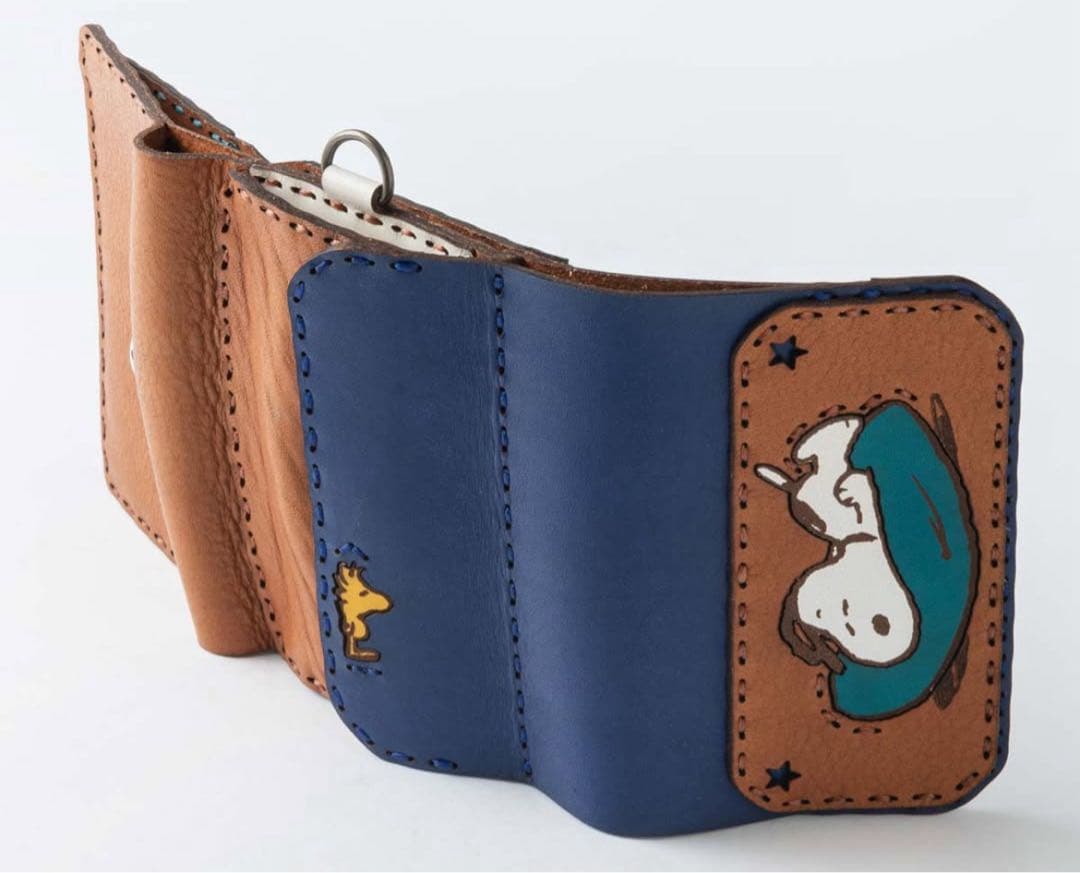 スヌーピー７５周年限定ショート財布OJAGA DESIGN