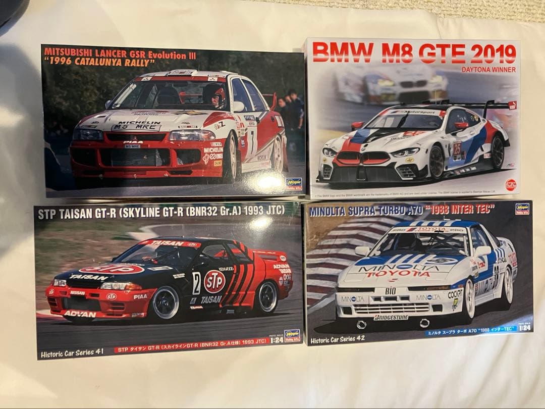 【お買い得】プラモデルレーシングカー4体まとめ売りセット売り 200点以上のスーパーカーやF1カー等のプラモデルを埼玉県より買取り