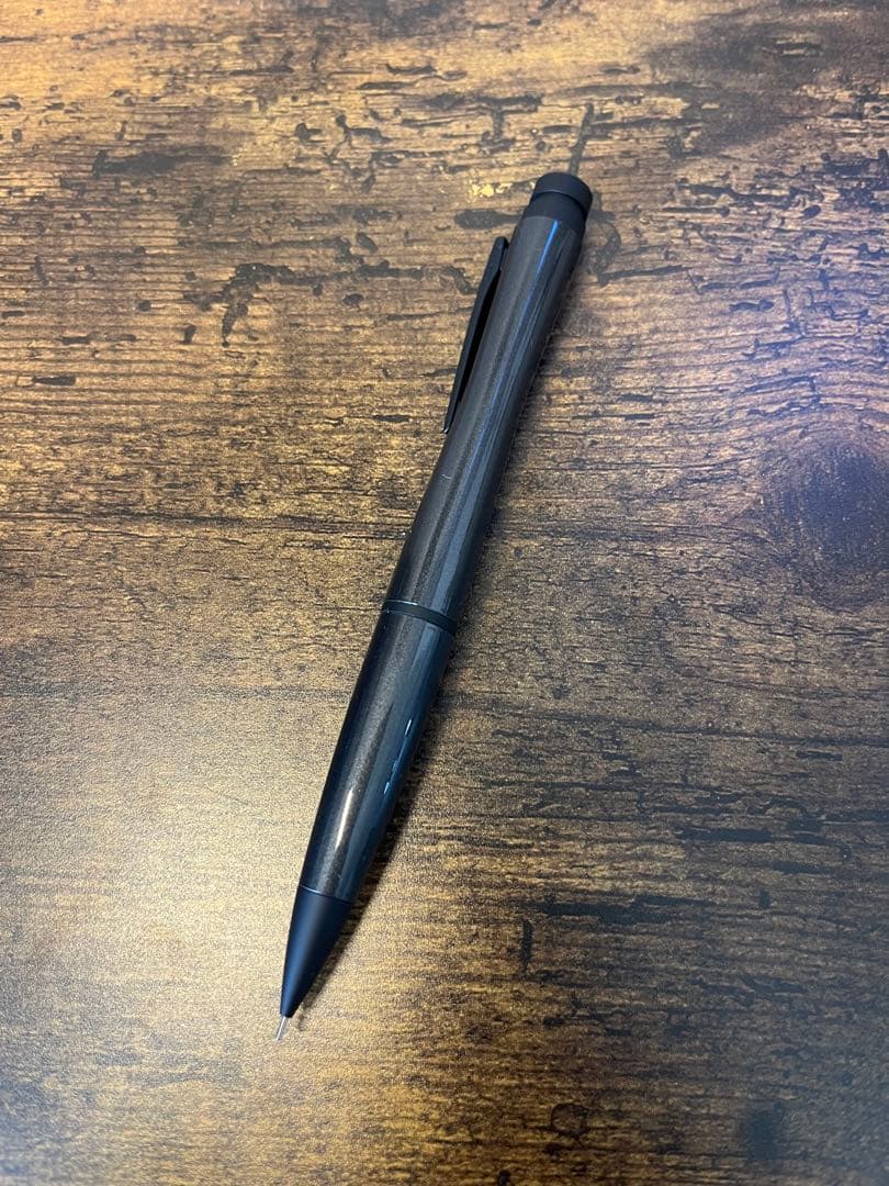 SEASAR Aero 剛性感MAXシャーペン　ガンメタル　試し書きのみ　筆記具