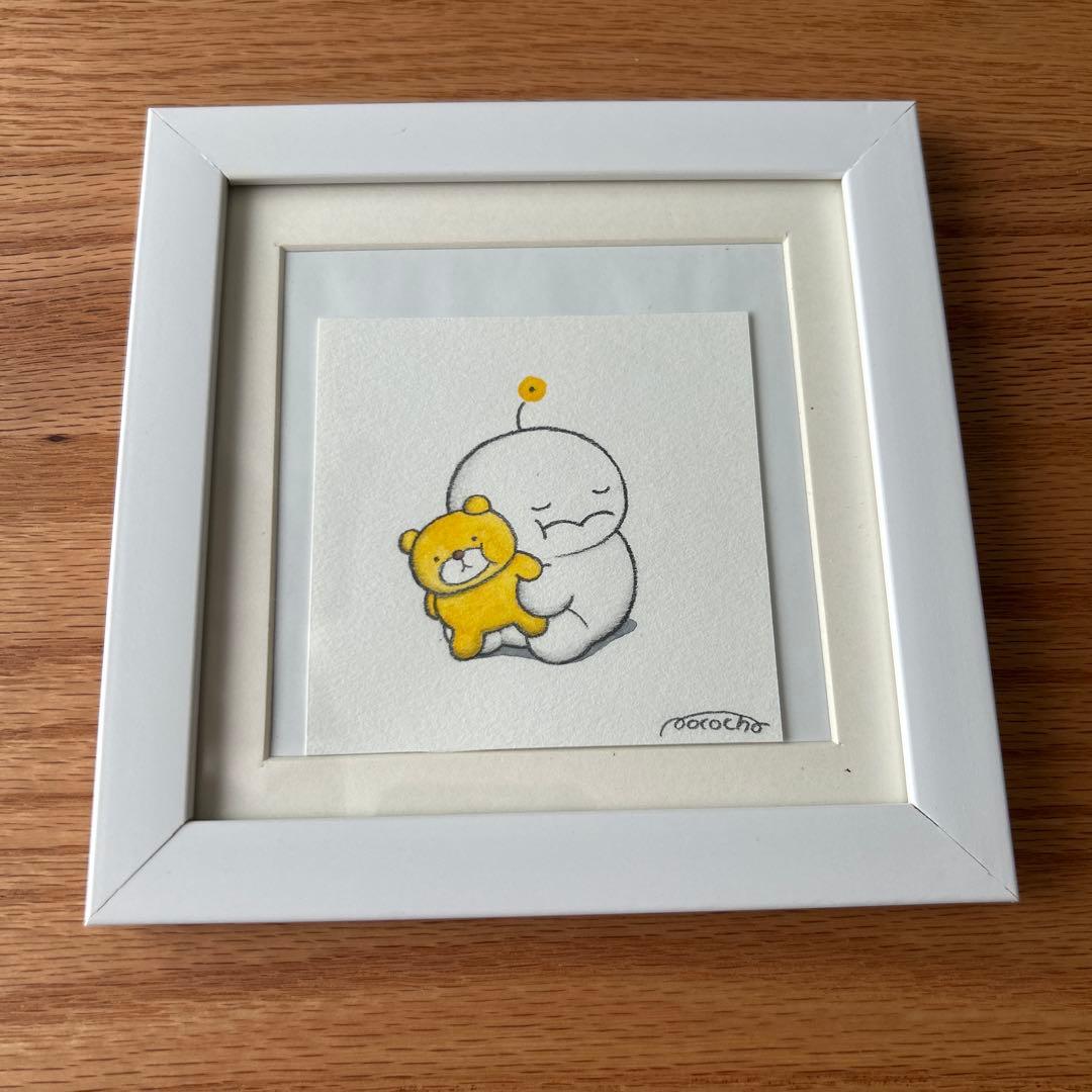 ぷりぷりうちゅうじん 原画 メッセージカード ぷりぷりうちゅうじん