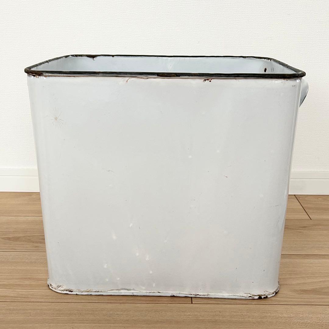 レアサイズ☆アンティーク☆BREAD BOX ホーロー ブレッドボックス 缶