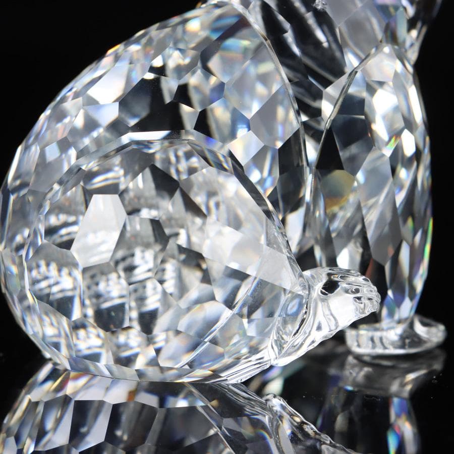 Y2435-10 スワロフスキー クリスタル グリズリー 熊 オブジェ - メルカリ