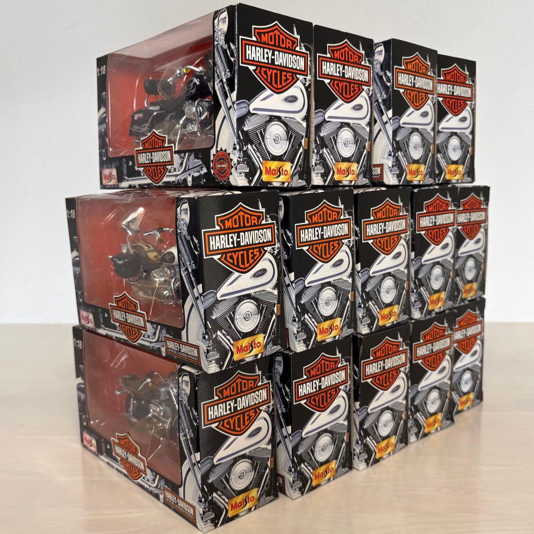 HARLY-DAVIDSON 1/18 ダイキャスト 14台セット