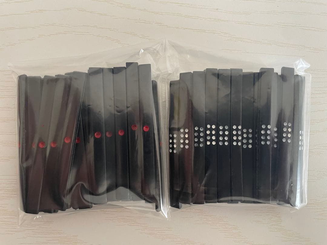 麻雀牌セット 【黒牌】装飾牌付き