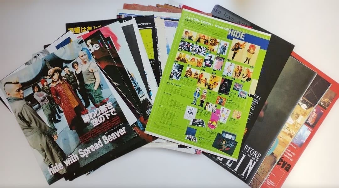 hide 切り抜き 大量 Spread Beaver X JAPAN