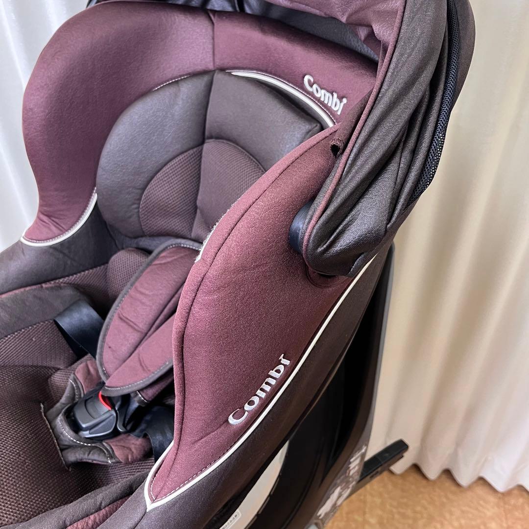 クリーニング済　☆綺麗☆　コンビ　新生児OK　ネルーム　ISOFIX　ブラウン
