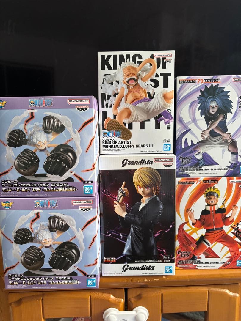 ワンピース、ナルト、ハンターハンターフィギュア6点まとめ売り - メルカリ