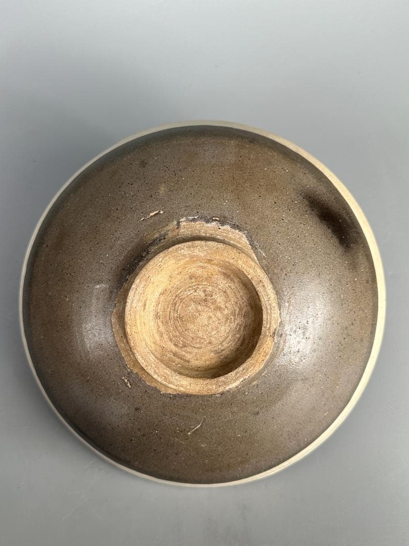 中国美術　元時代 ～ 明時代　磁州窯　唐草文盤皿　美品　古物　唐物　茶道具　鉢