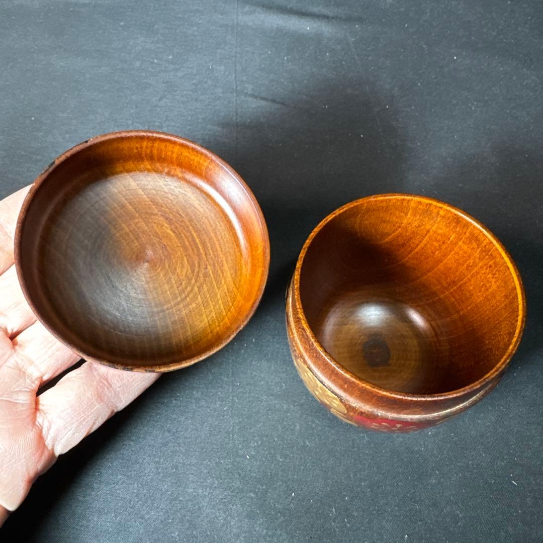 J18 送料無料 棗 木地中棗 梅 華遙 茶道具 漆芸 共箱 茶道 - メルカリ