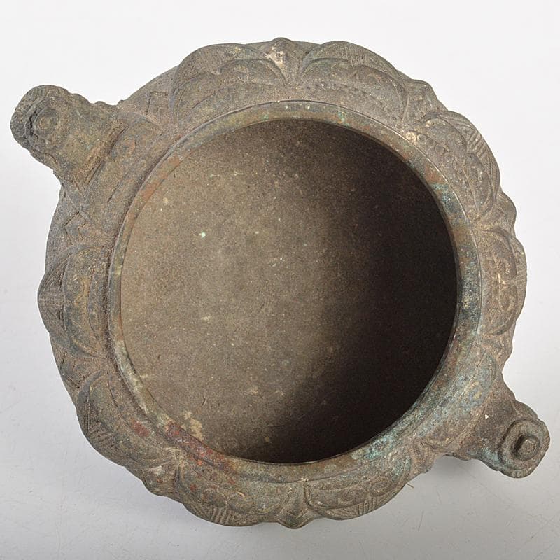 中国 古銅青銅 双耳四つ足香炉 V R7491の通販はau PAY マーケット