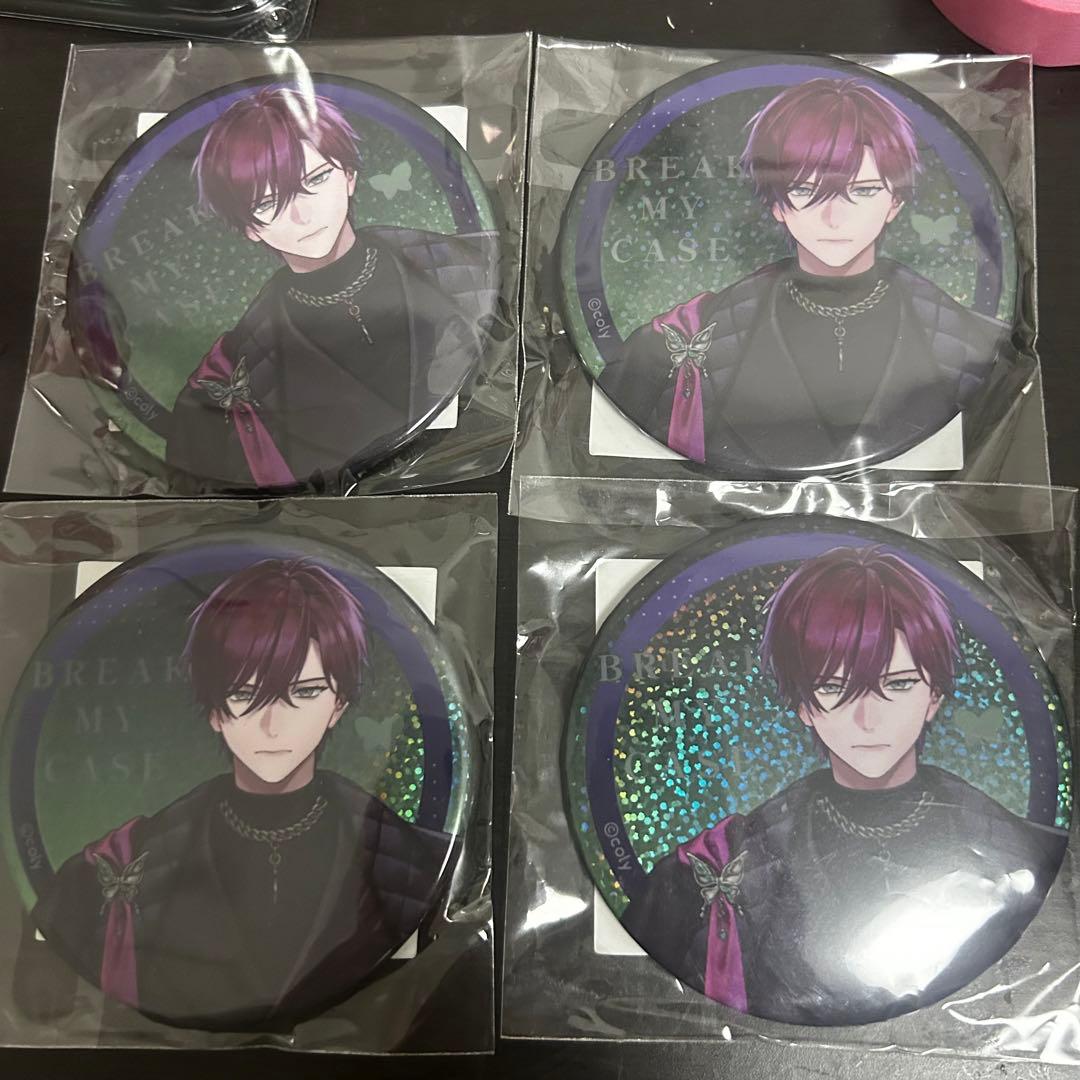 ブレイクマイケース ブレマイ gigo ホログラム缶バッチ 恩田灯世 4点