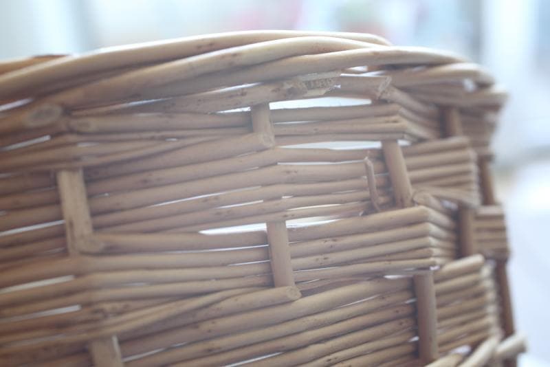 イギリス アンティーク風な柳のベッド 犬用 猫 ペット用ベッド