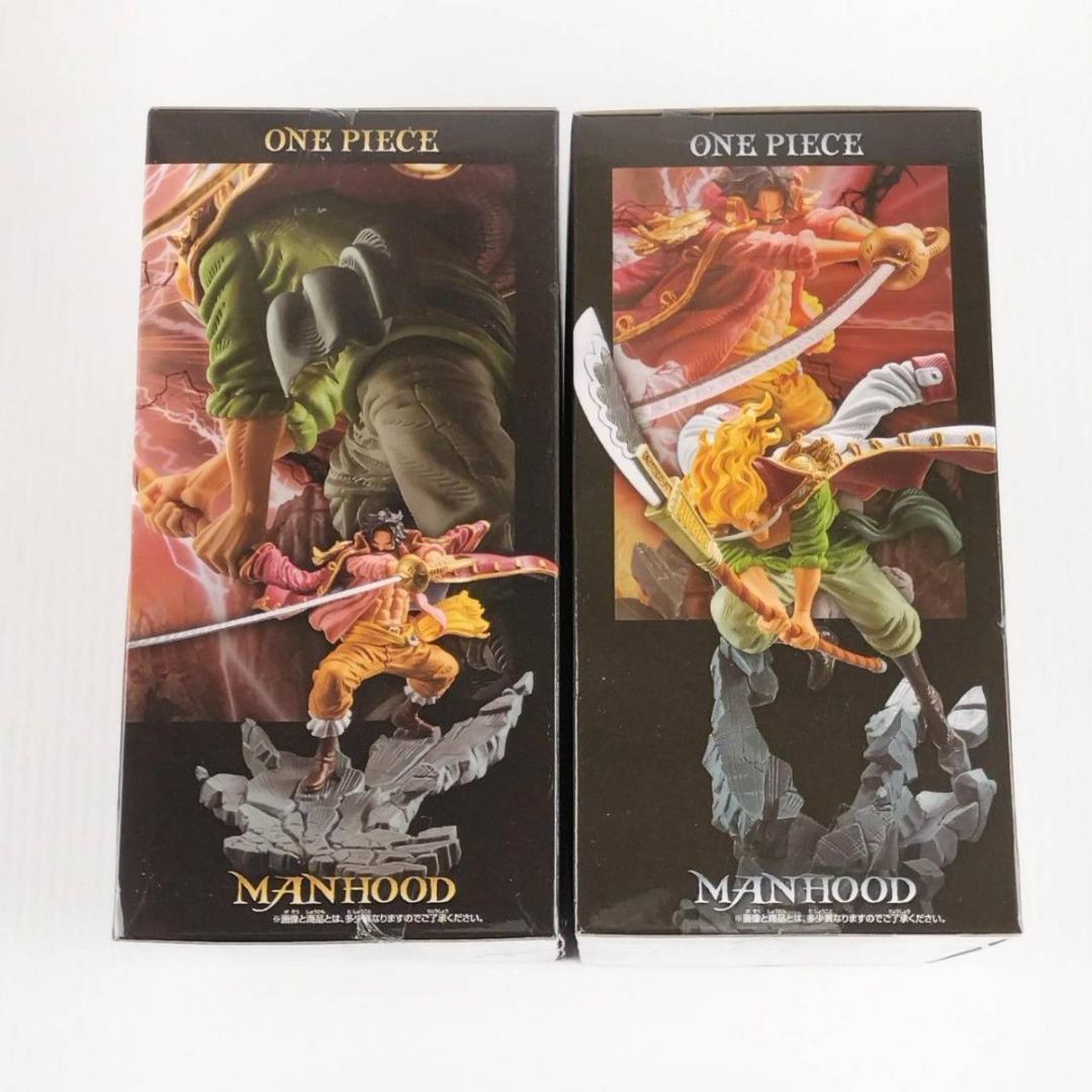 ワンピース MANHOOD 2種セット ロジャー エドワードニューゲート 白ひげ