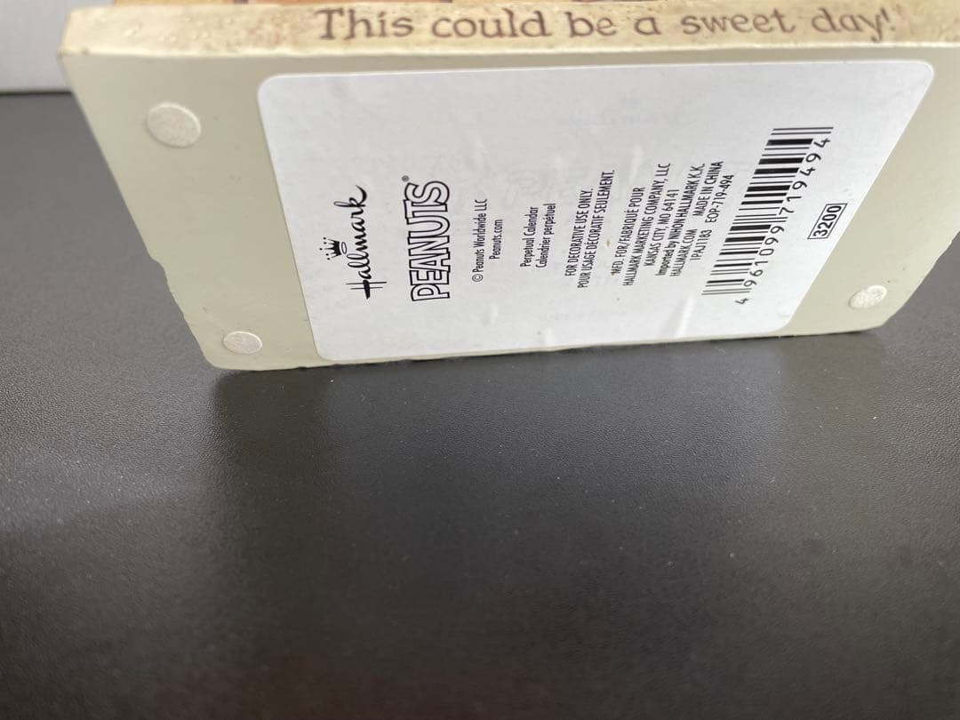 peanuts スヌーピー チャーリーブラウン 万年カレンダー ピーナッツ