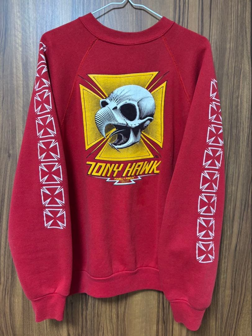 レア☆ パウエルペラルタ　トニーホーク 80　袖プリ　ゴールデンサイズXL