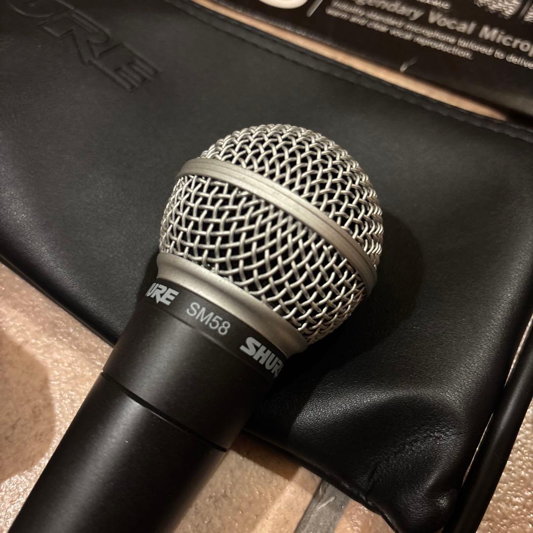 SHURE SM58 ダイナミックマイク 付属品完備