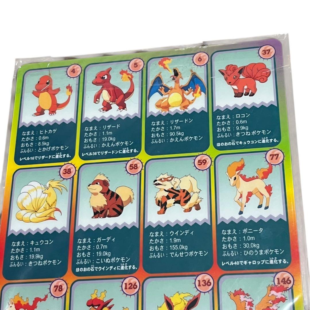 ポケットモンスター 下敷き 炎のポケモン トミー製 リザードン