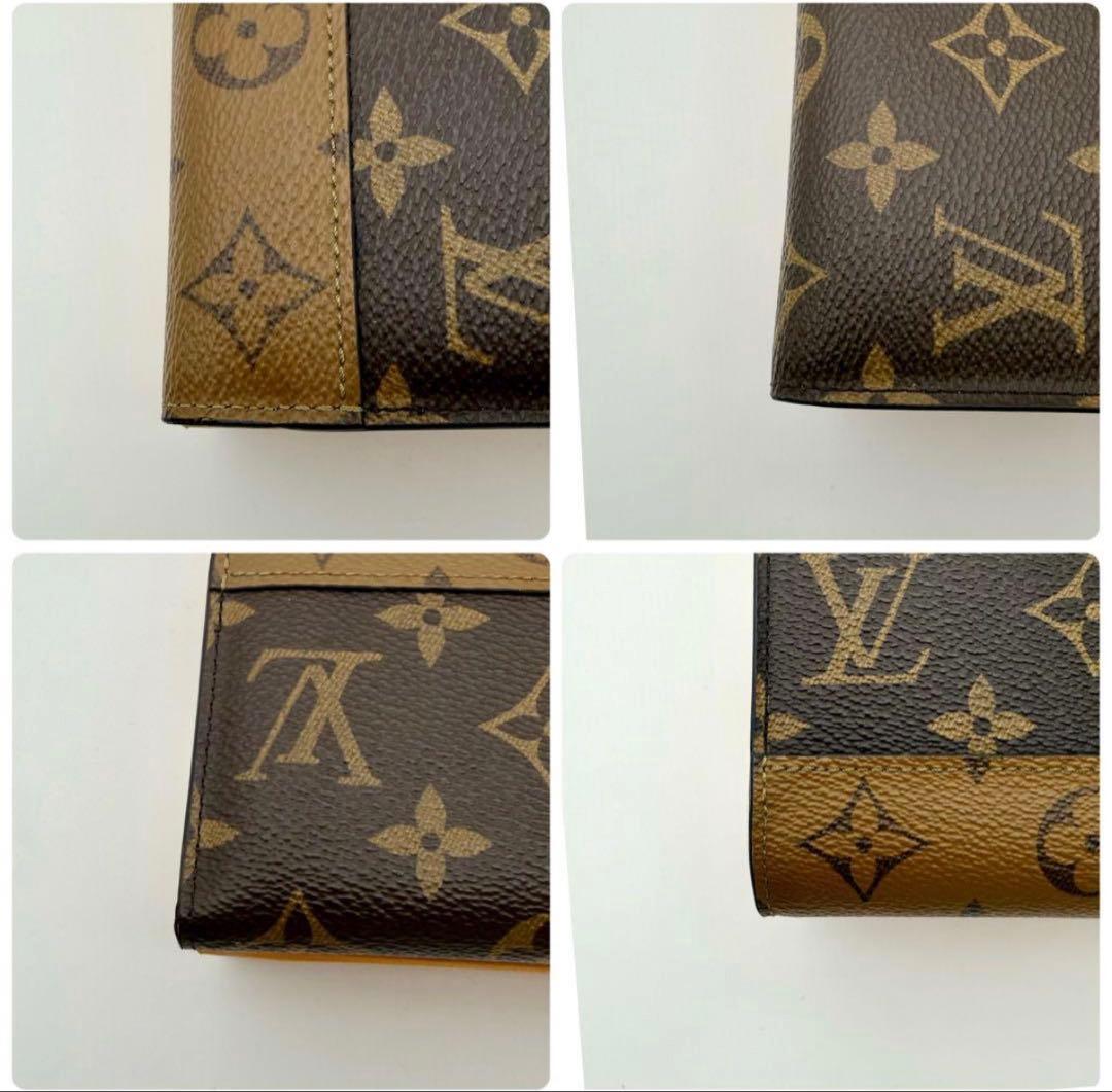 ルイヴィトン　ヴィクトリーヌ　リバース　三つ折り財布