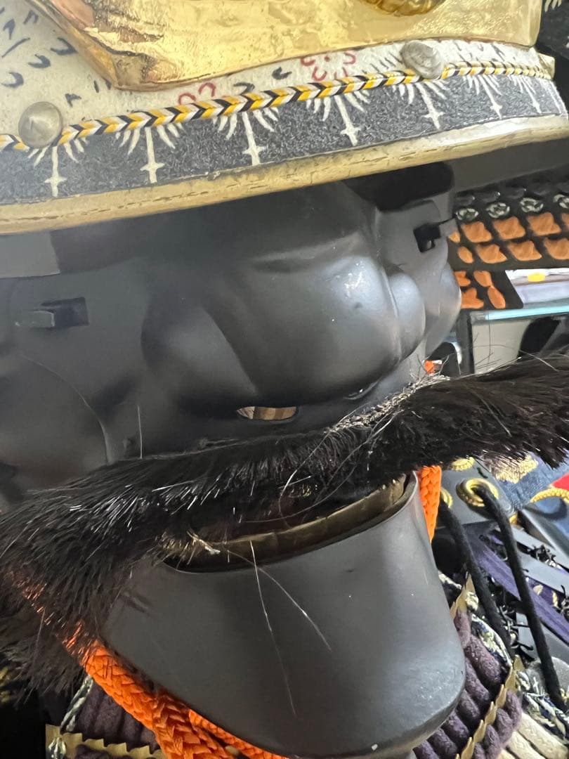 【未使用・保管品】等身大 甲冑 具足 黒胴当世素掛 紺・白・茶 甲冑工房丸武