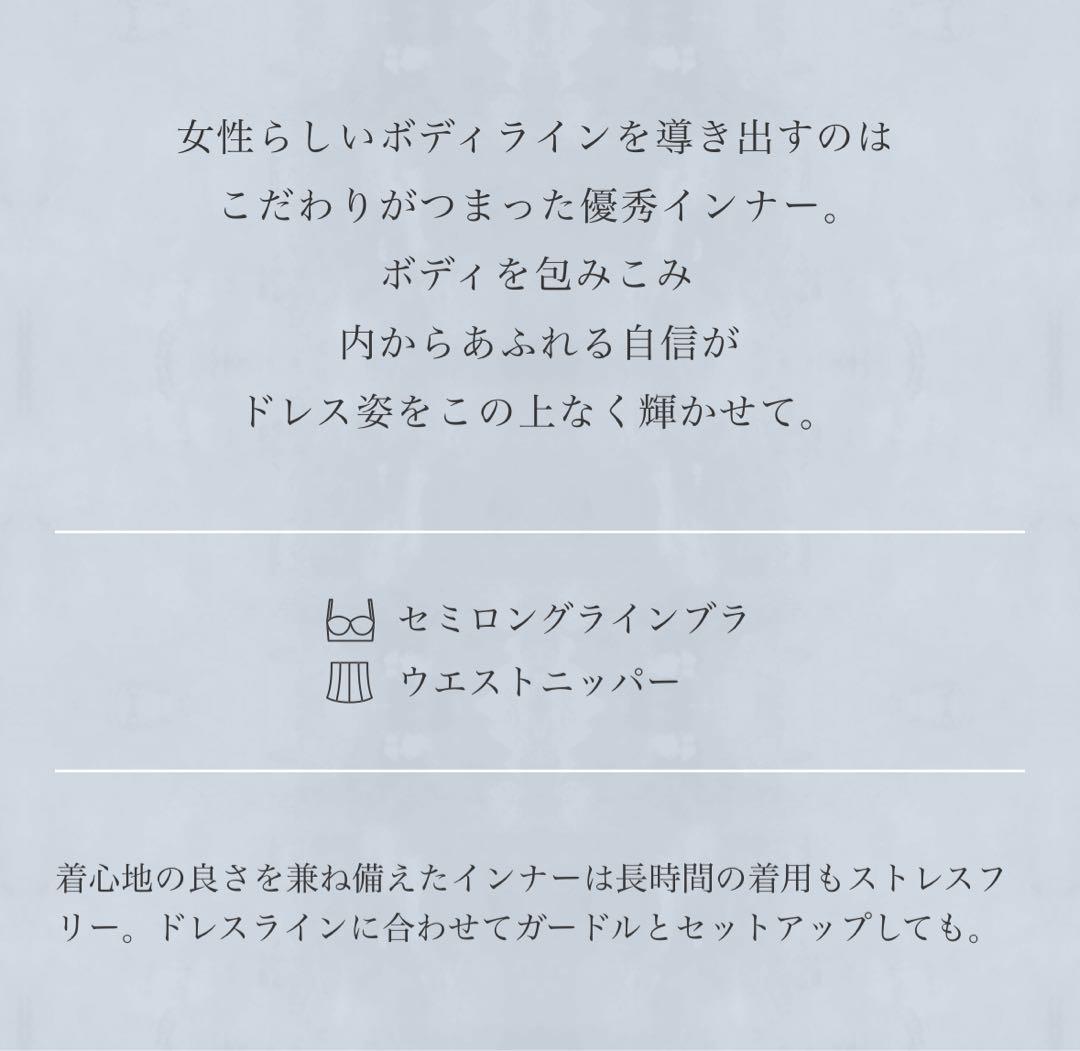 セモア ブライダルインナー(エレガント)E65/58