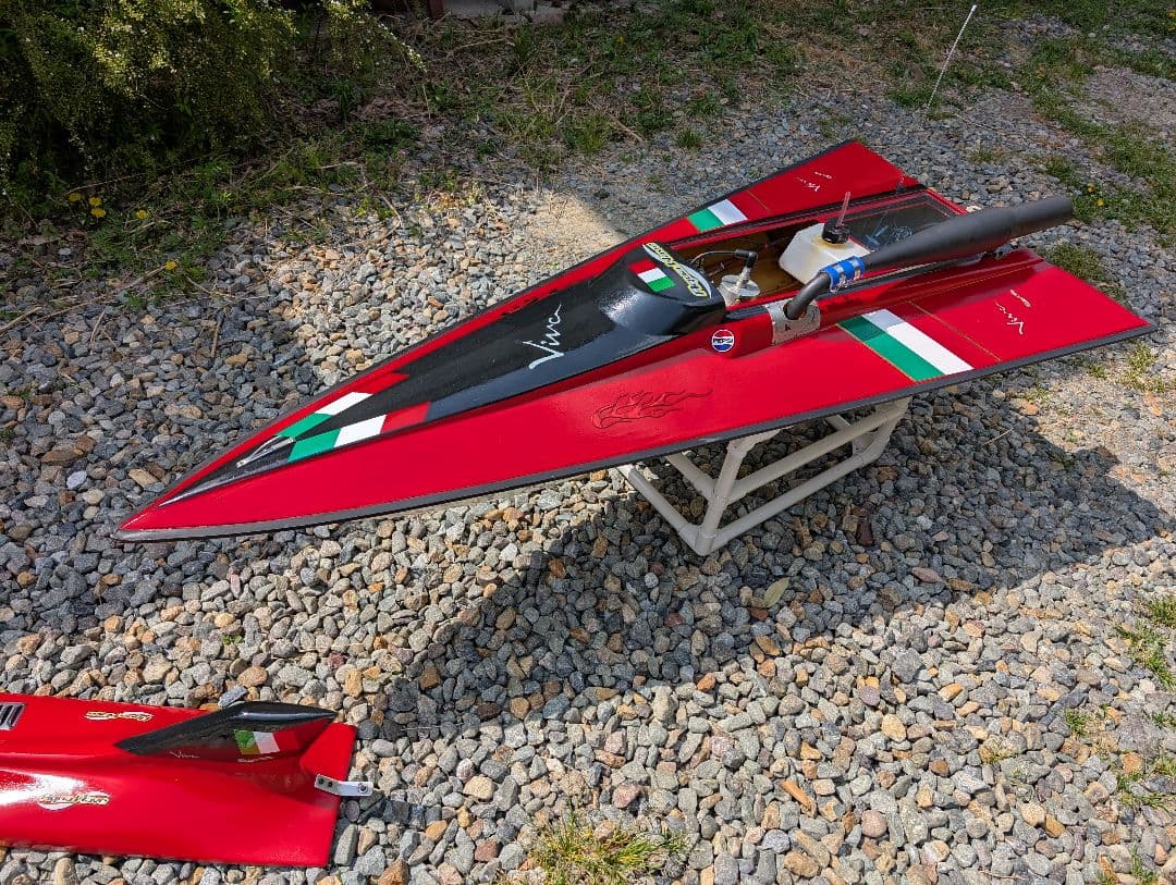 大型ラジコンボートデルタエース手渡し - メルカリ