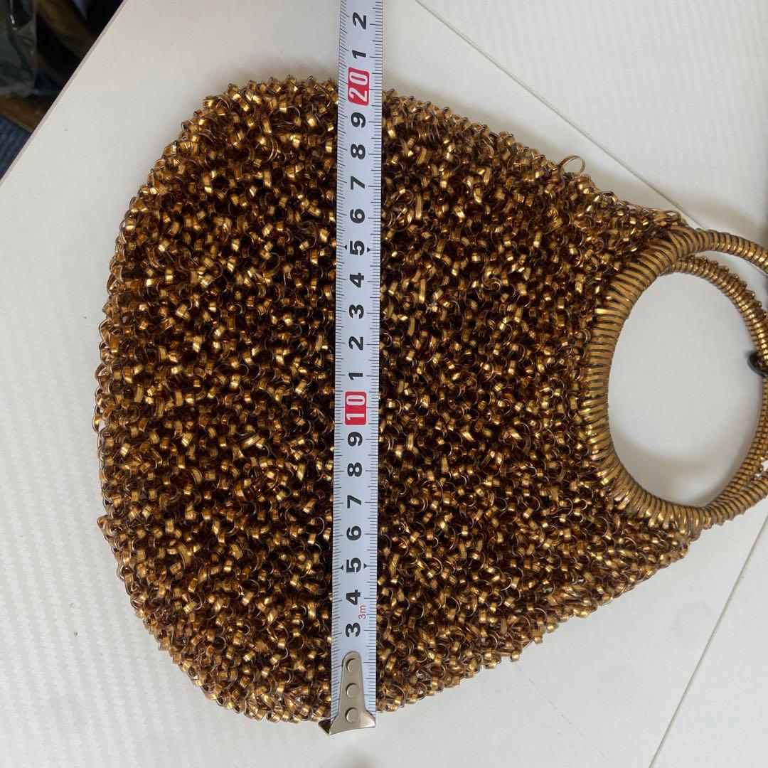 美品⭐️アンテプリマ　ワイヤーハンドバッグ　丸型　2点セット