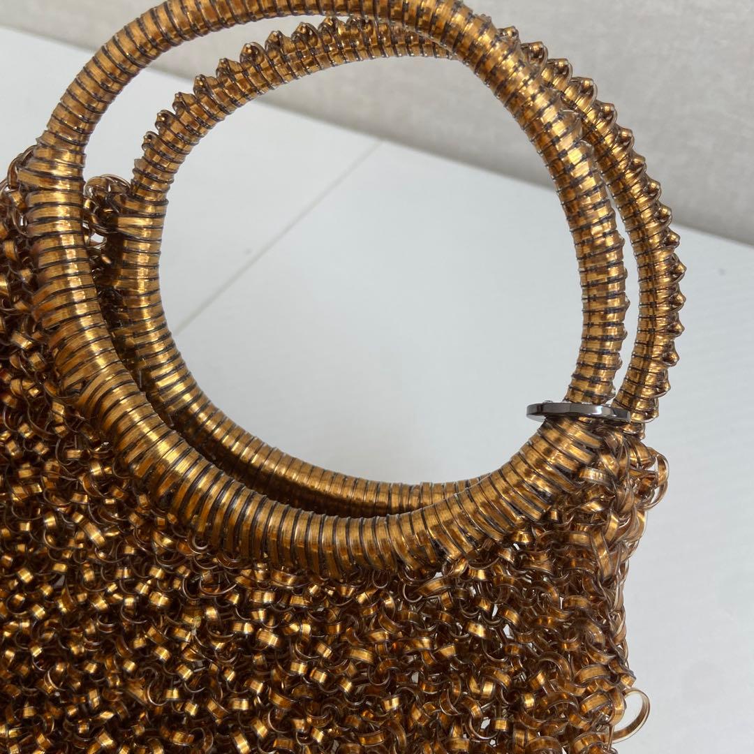 美品⭐️アンテプリマ　ワイヤーハンドバッグ　丸型　2点セット