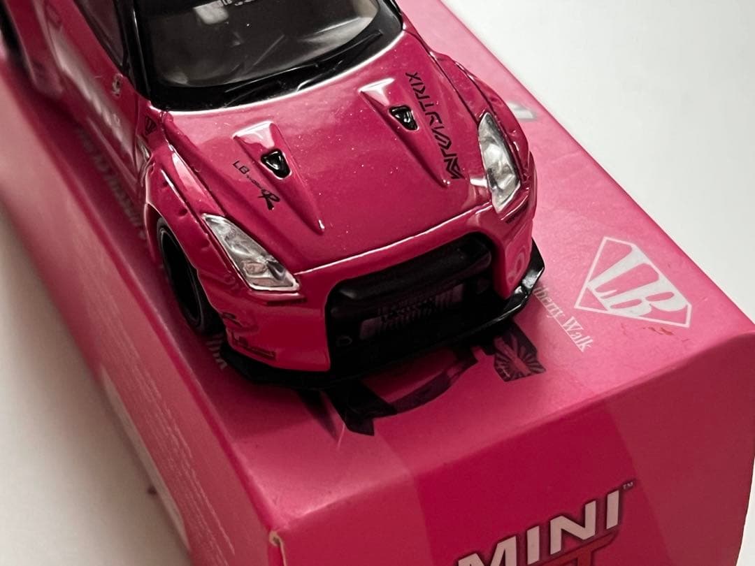 MiNiGT 29 LBworks GTR candy pink ジャンク品