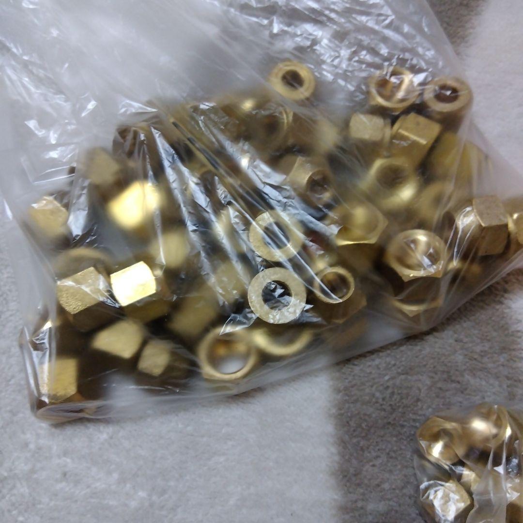 エアコンフレアナット2分100個3分100個 エアコン二分三分 フレア