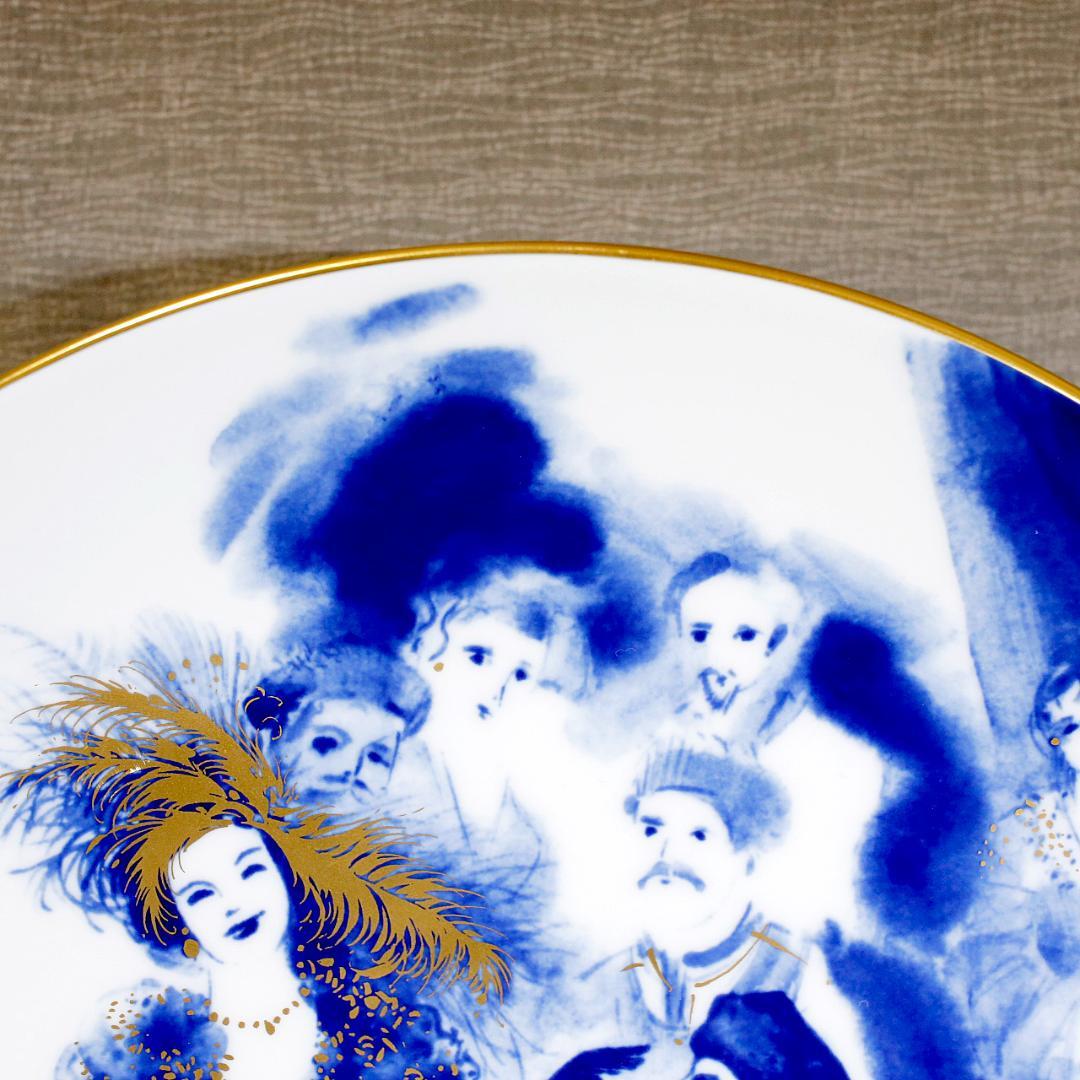 極美品1級品】マイセン メリー・ウィドウ 2006年 イヤープレート 金彩