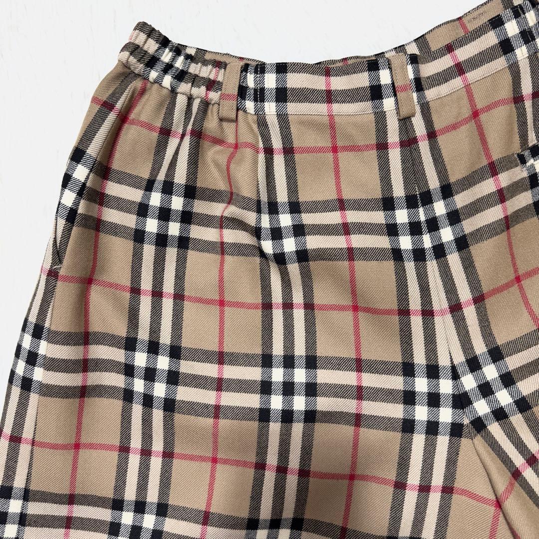 burberrys ノバチェック キュロット ハーフパンツ 撥水加工 キャメル