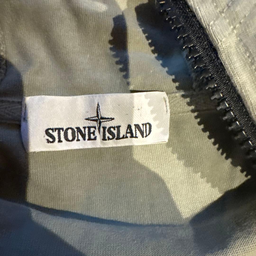 STONE  フード付きパーカー ライトグリーン