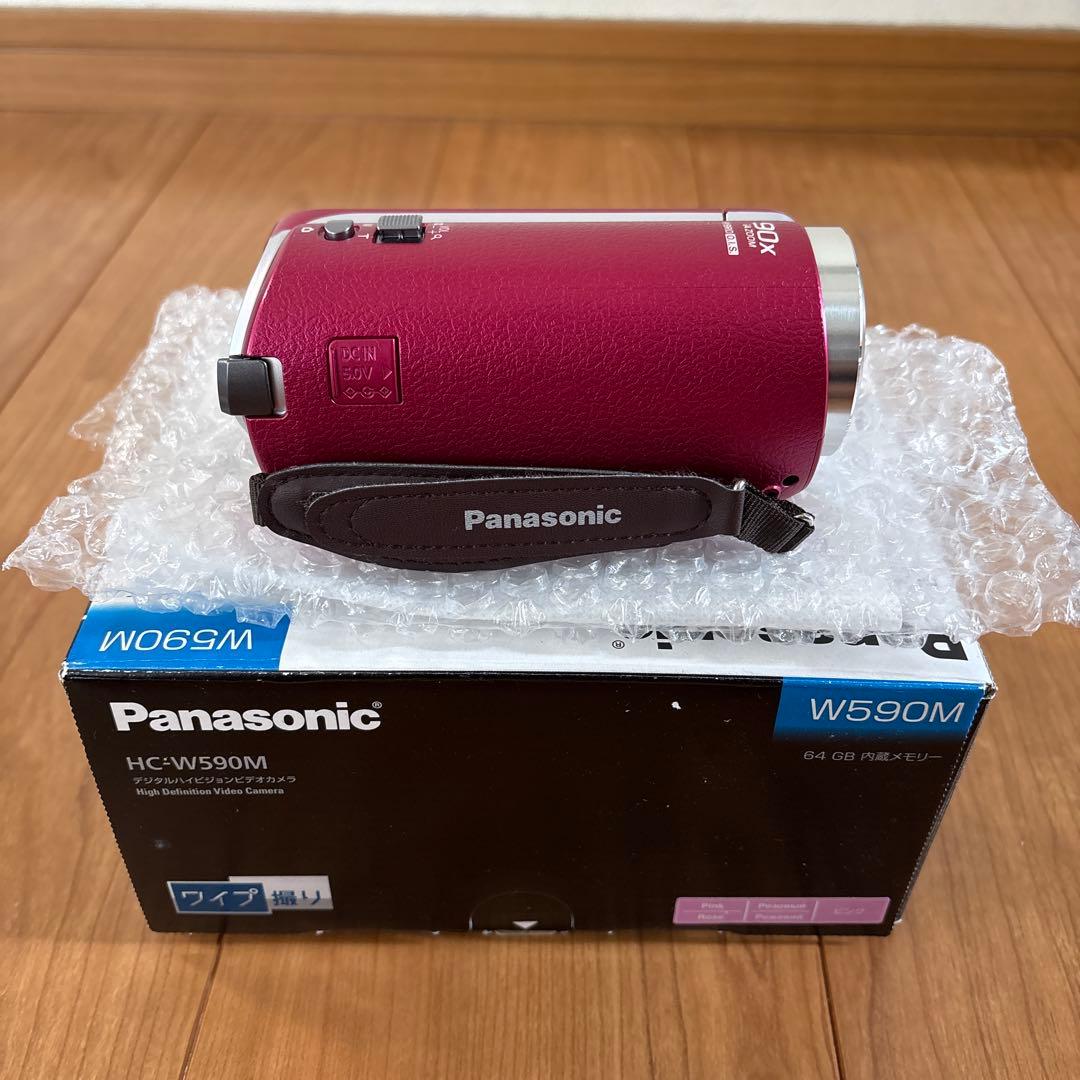 Panasonic HC-W590M ピンク ビデオカメラ本体