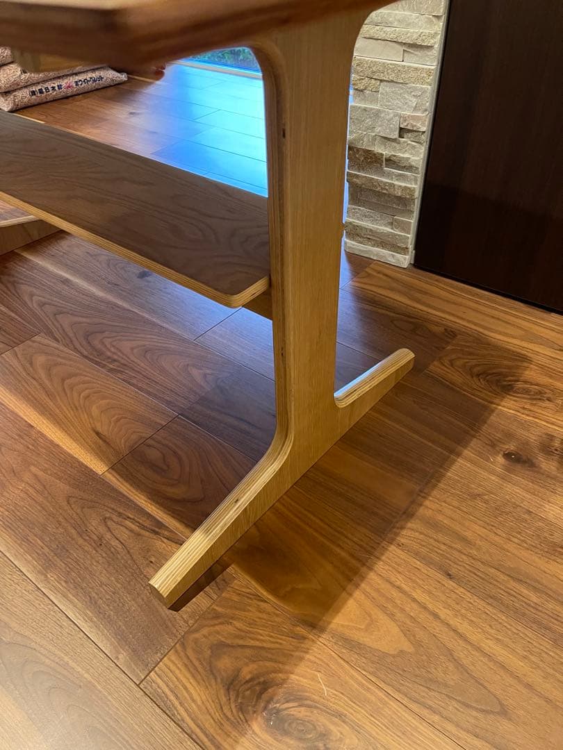 無印良品　ダイニングテーブル ナチュラル シンプル リビングテーブル　完成品