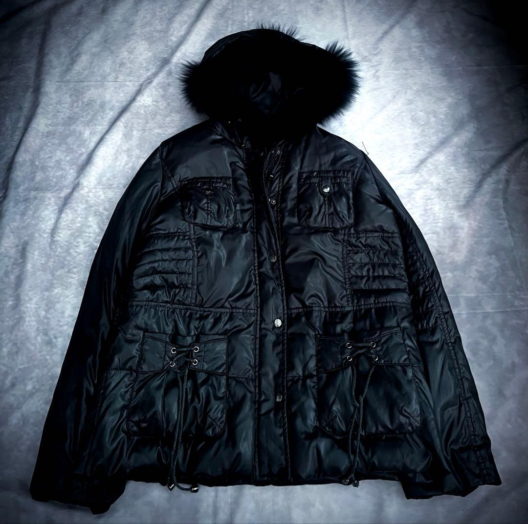 archive opium short far down jacket 00s