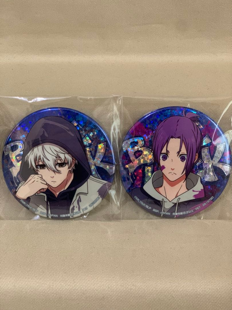 ブルーロック ホログラム缶バッジ 凪誠士郎 御影玲王 GIGO限定