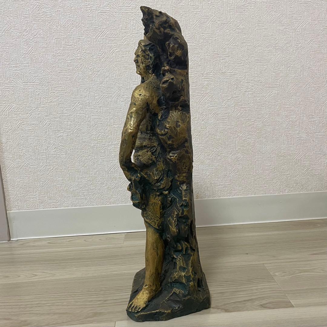 北村西望作 不動明王 仏教 仏像 銅製 ブロンズ像