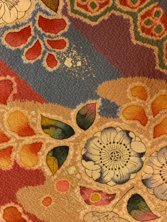 冬SALE】着物◎振袖 袷 辻が花 十日町染匠 桐屋翠山工房 落款