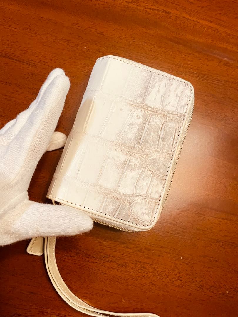 SALE 送料無料 新品 本革 ヒマラヤクロコダイルレザー ミニウォレット