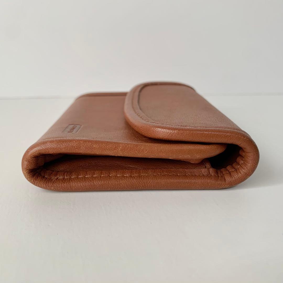 【オールドコーチ】COACH ケース　小銭入れ　ブラウン　キャメル　レア