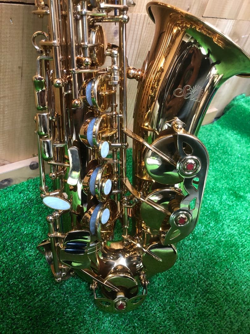 ポチ様】Soleil ソレイユ アルトサックス ケース付き 付属品つきの通販