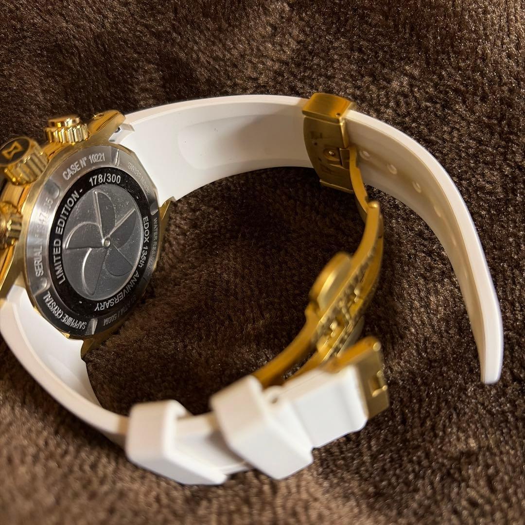 最終値下げエドックス クロノオフショア1 ダイヤモンド　edox