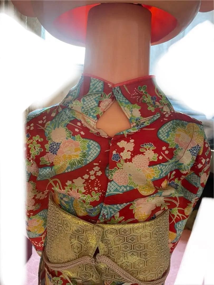 花柄 浴衣 等身大 ペコちゃん