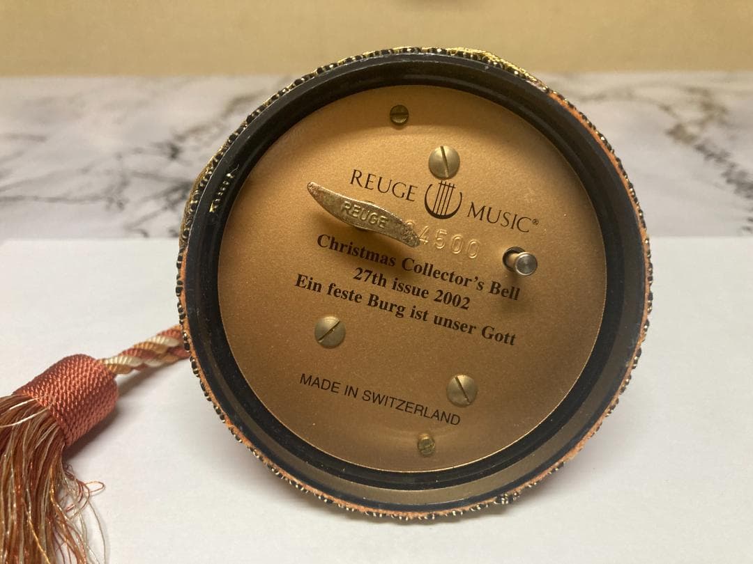 Reuge リュージュ クリスマスコレクターズ オルゴールベル 5個セット売り