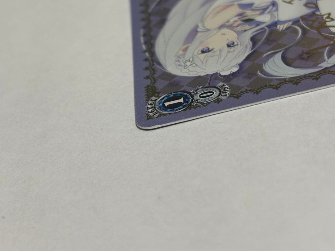 ヴァイスシュヴァルツ　銀髪の美少女 エミリア　サイン　SP リゼロ　高橋李依